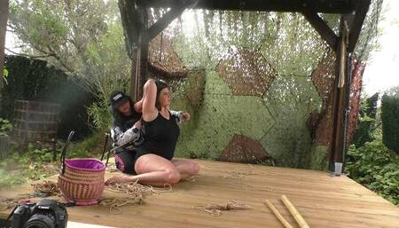 The Spain Files - Lilith Kobyashi vs RavenC - Shibari Predicament for the Busty Bondage Lover - Part 1 wmv HD