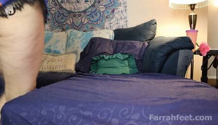 worship my blue toes and crossed soles