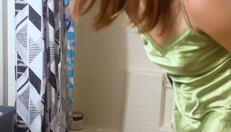 Sexy Goddesses Piss on slave  Slave 1080 smaller