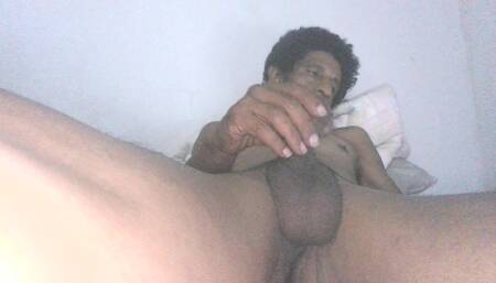 Jacking off My BBC Original Homemade Amateur