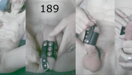 Heteroflexible K solo V189: thin slim fit muscular vascular hung older cock ring ball stretcher combo