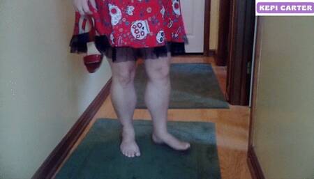 Calf Muscle Flexing to seductive music