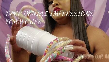 DEEP DENTAL IMPRESSIONS FOAM CUPS