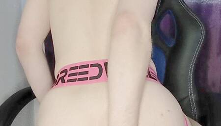 Dildo Riding on Chair