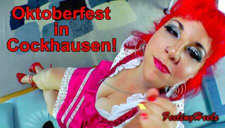 Oktoberfest in Cockhausen! - Episode 1 - REMASTERED - starring Nancy Heely - Part 3 - HD - High Heels Dirndl Handjob Deepthroat Blowjob Facial Cumshot - 720p - MP4