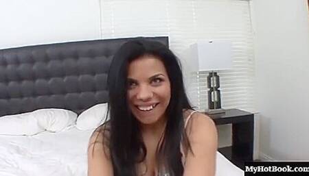 Selena Rios Is A Horny Curvy Brunette With Nice Tits An
