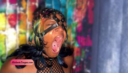 MelaninTongue Seductive Yawns