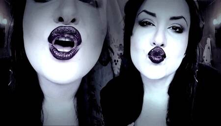 Totally mind-fucked because of poisonous dark lips