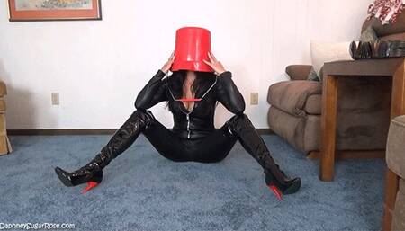 Bucket Gets Stuck On Daphney Rose Head -Mp4 1920x1080p