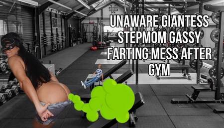 Unaware giantess stepmom farting workout - Lalo Cortez and Vanessa