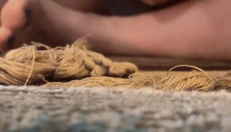 Giantess Cassie - Little Bug Watching Me Stretch Part 1