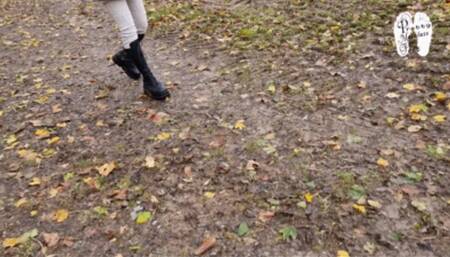 Lady B walk with Demonias