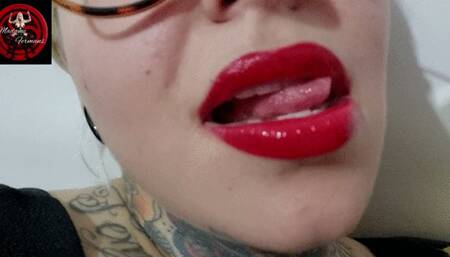 FORKED TONGUE MOVEMENTS AND A LOT OF SPIT