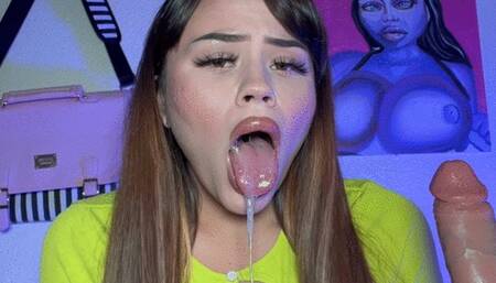 Sloppy POV Deep Throat Creeper roll play