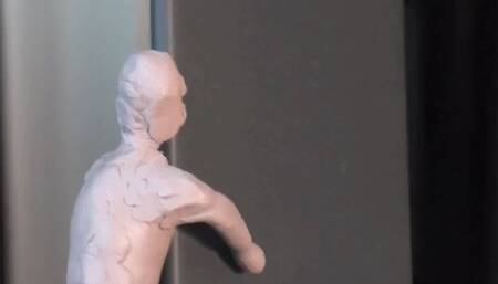 Italian girlfriend - Giantess find and crush tiny clay pervert