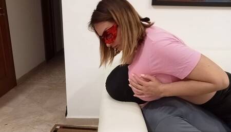 104) Breast smothering and reverse scissor - POV2 - PART 1