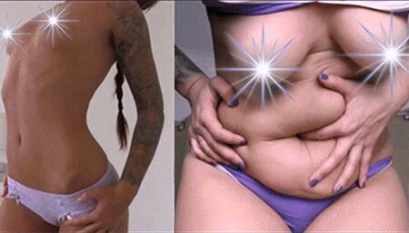 Showing Off My Winter Weight Gain & Irresistible Natural Chubby Curves -MOV 1920x1080p