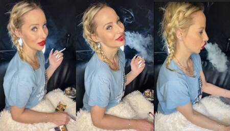 Lil Queen read a good smoky night story