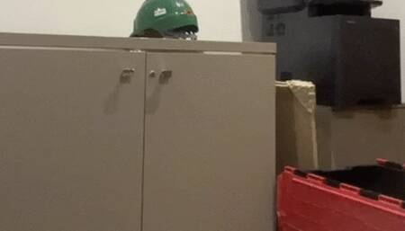 The lazy building site supervisor