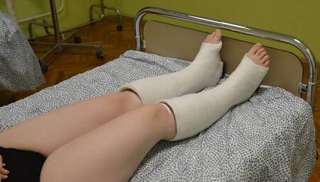 Tina in the hospital room, part two.