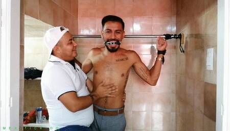 Young Latino Giovinco Upperbody Tickling