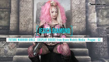 382 Jesica Diamond ping wig warrior sexy girl