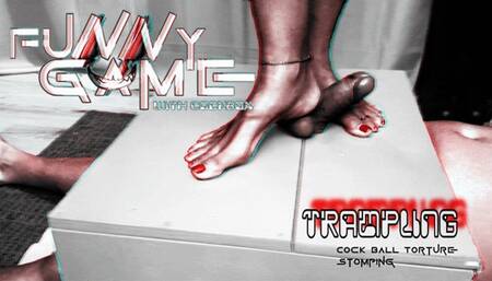 FUNNY GAMES WITH COCKBOX: TRAMPLING and STOMPING BALLS