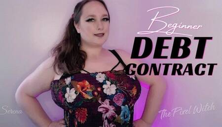 Beginner Debt Contract with Serena the Pixel Witch ~ FinDom PayPig Training ~ 720p HD