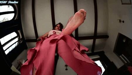 Moody Milf back with some pure POV trample - MP4