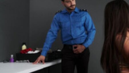 A TSA agent found my naughty toys in my bag and took me to his office