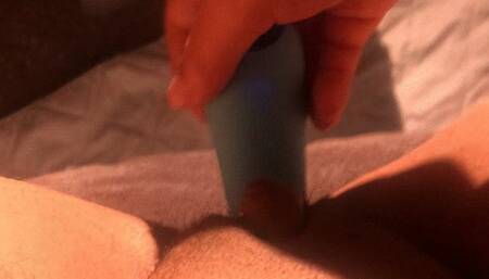 My POV of my hard tdick while I get fucked by a toy