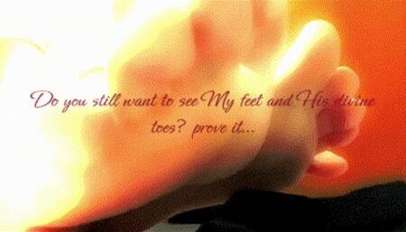 Want to see my toes better?