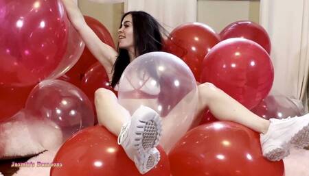 Red Balloons For Nail Popping