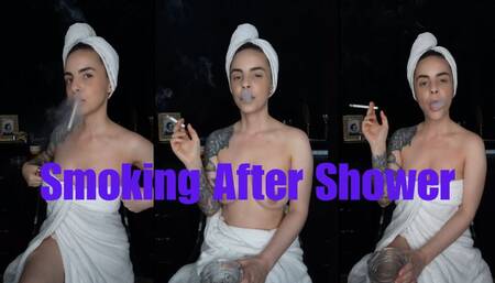 Smoking After Shower 2
