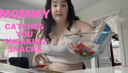 Step Mommy Catches You Sneaking Food