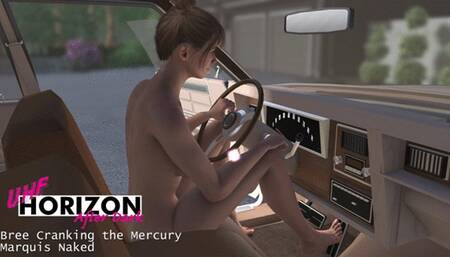 Bree Cranking the Mercury marquis Naked 720p