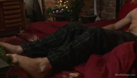 Straight Hunk Gets an Edging Surprise for the Holidays!