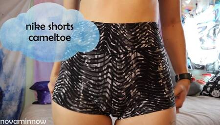 nike shorts cameltoe