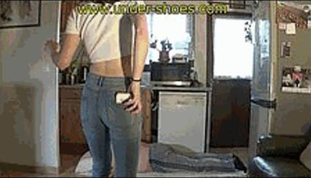 The extreme 18 Y O Goddess miss Angie no pity trample and CBT under wedges sandals (EXTREME)