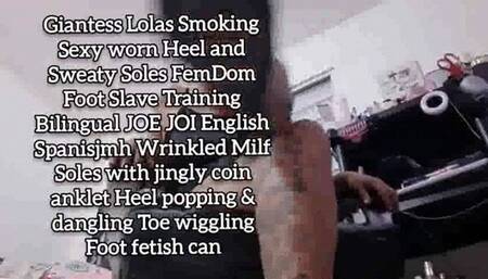 Mkv On the floor under my feet where you belong like a simp Under Mistress Giantess Smoking Sexy Sweaty Soles Smoking Milf Beta Boy Humiliation Foot Fetish Domination high heel Joi &amp; Toe Wiggling Wrinkled soles JOE