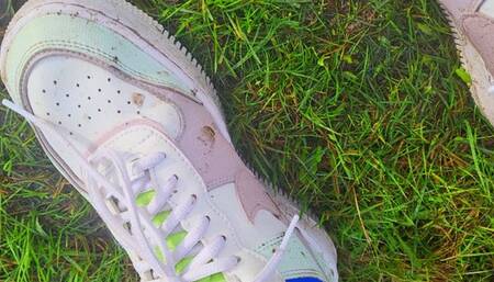Muddying AF1 Sneakers