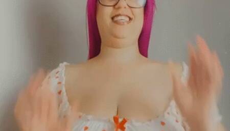 Massive Tit BBW Milf Play w Hairy pussy