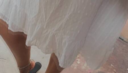 Balbina sexy cranking battle vs the old uncle jesse truck