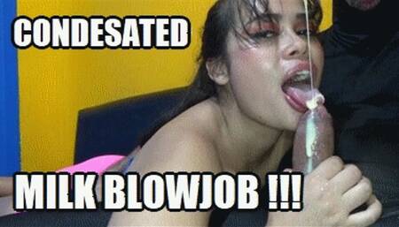 SLUT TRAINING BLOWJOB 231112B3 VIOLET ENJOYING CONDENSATED MILK WHILE SUCKING COCK + FREE BLOWJOB SHOW SD MP4