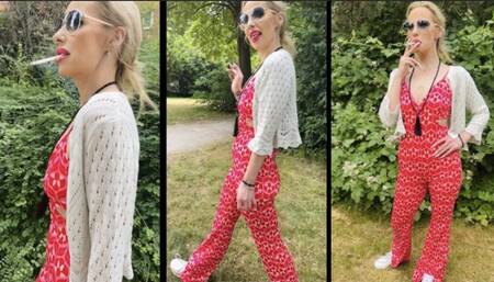 Lil walk in the park in Reeboks