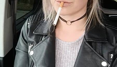 sexy smoking in my car