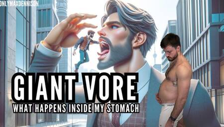 Giant vore - What happens inside my stomach
