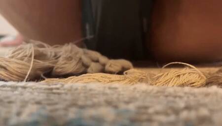 Giantess Cassie - Little Bug Watching Me Stretch Part 1 (Giant Voice)