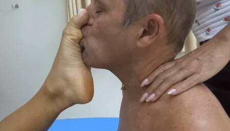 OUR FOOT WORSHIP OBEDIENT DOES WHAT WE ORDER