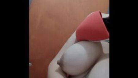 Pregnant boobs full of milk